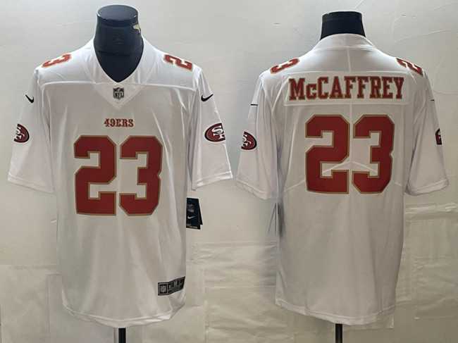 Men's San Francisco 49ers #23 Christian McCaffrey White Vapor Untouchable Limited Stitched Jersey,We sell and wholesale Men's San Francisco 49ers #23 Christian McCaffrey White Vapor Untouchable Limited Stitched Jersey on line form chian!